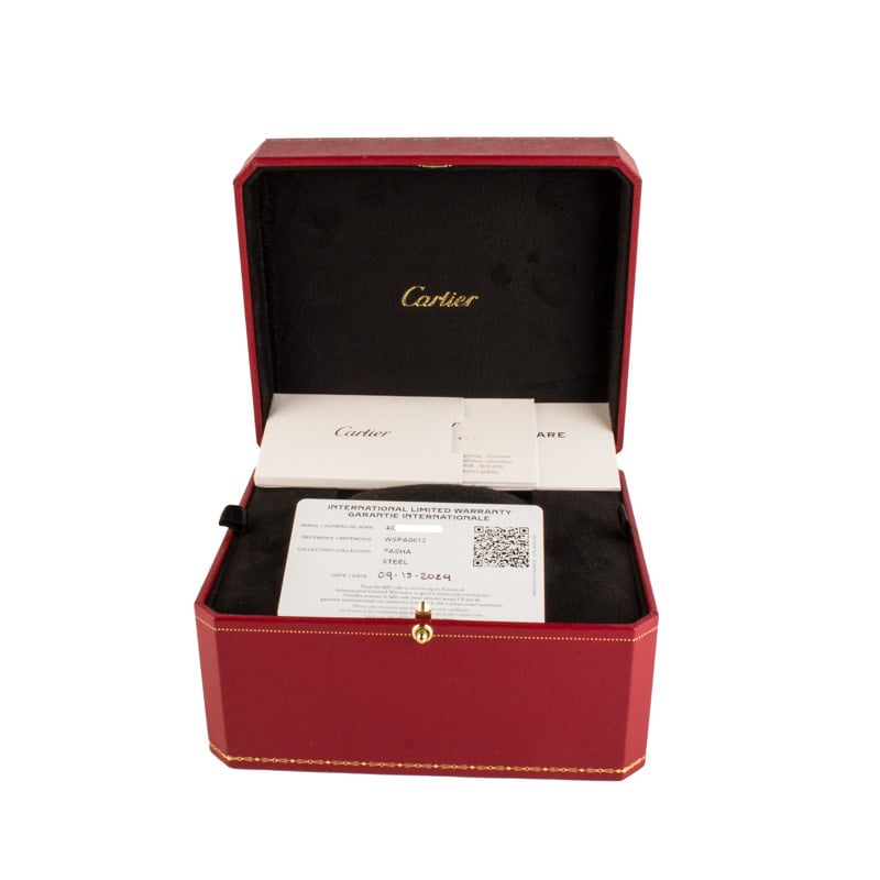 Cartier Pasha WSPA0013 Silver Roman Dial