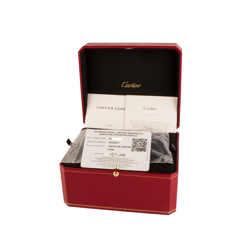 Santos De Cartier WSSA0071 Blue Dial