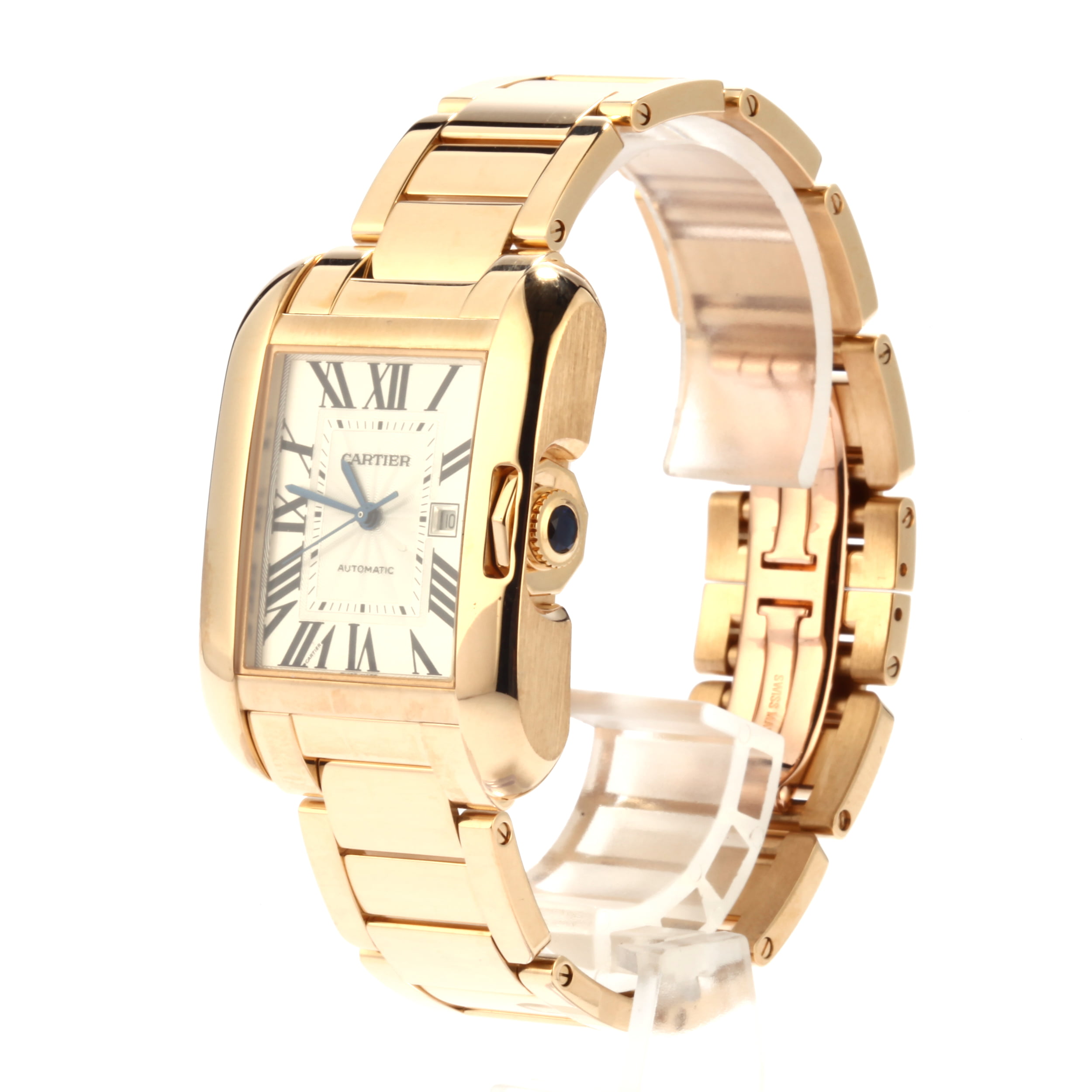 125141-1 Cartier Tank Anglaise W5310018 Yellow Gold