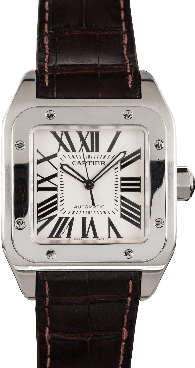 cartier santos 100 xl chronograph for sale