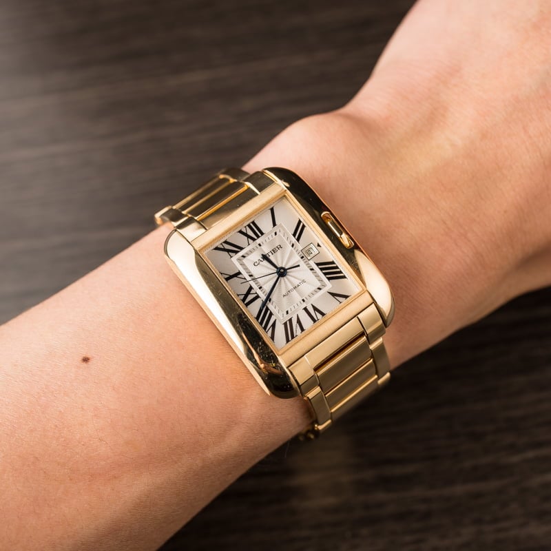 used cartier tank anglaise