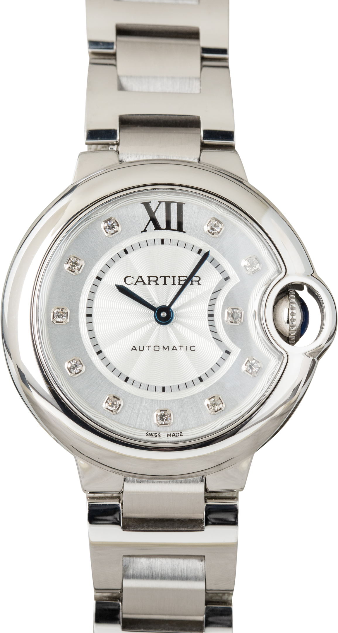 Pre-Owned Ballon Bleu de Cartier Ref WE902074 Diamond Dial