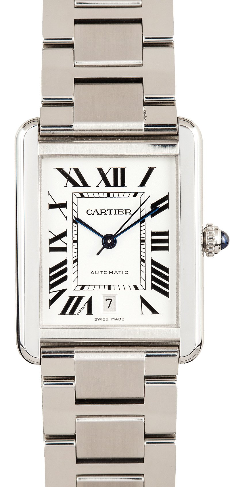used cartier men's tank watches