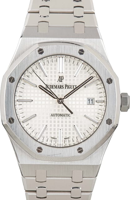 Audemars Piguet Royal Oak White Grand Tapisserie Dial