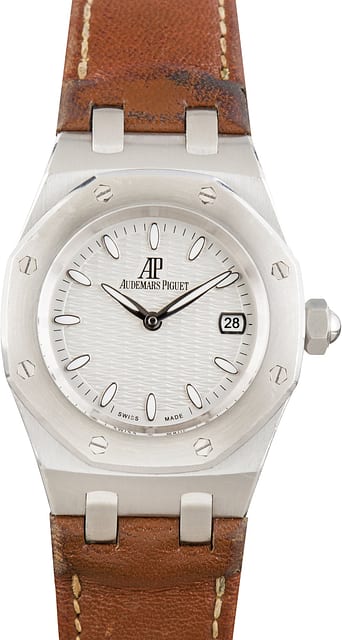 Pre-Owned Audemars Piguet Lady Royal Oak Silver Dial