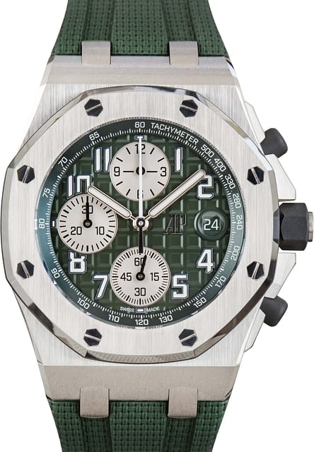 Audemars Piguet Royal Oak Offshore Selfwinding Chronograph Khaki Green Dial