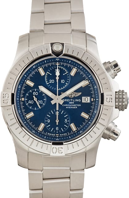 Pre-Owned Breitling Avenger Chronograph 43 Blue Dial