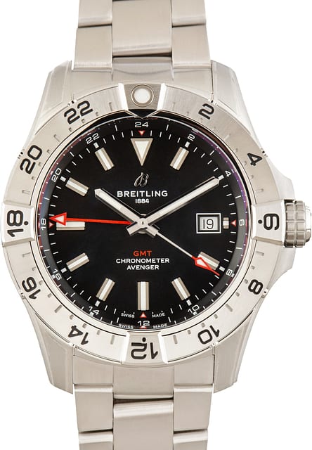 Breitling Avenger Automatic GMT 44 Black Dial