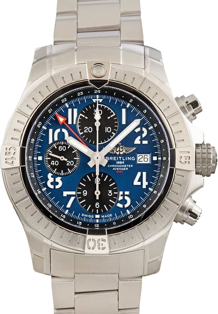 Breitling Avenger Chronograph GMT 45 Steel