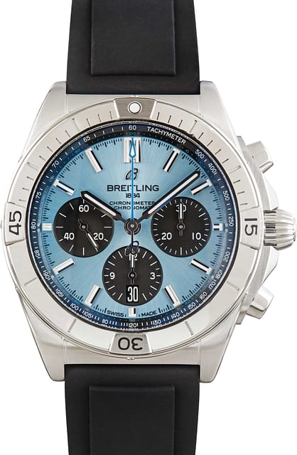 Breitling Chronomat B01 42 Ice Blue Dial
