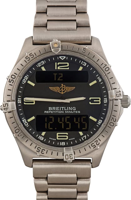 Pre-Owned Breitling Aerospace Black Dial
