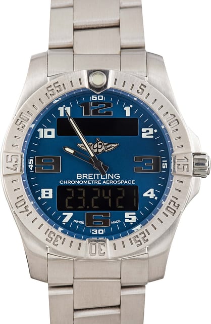Breitling Aerospace EVO Titanium Blue Dial