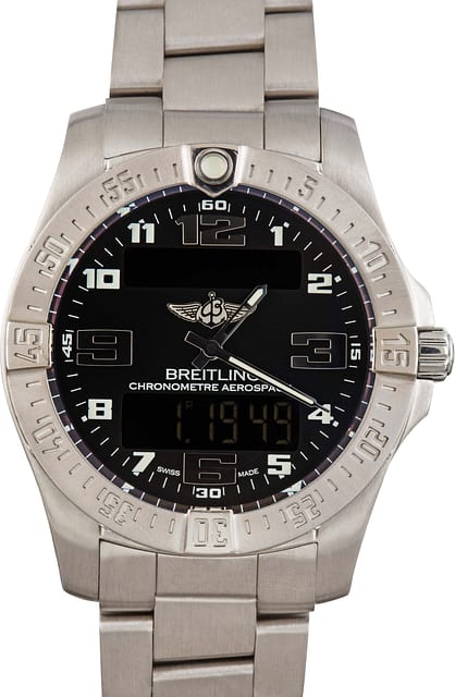 Used Breitling Aerospace EVO Titanium Black Dial