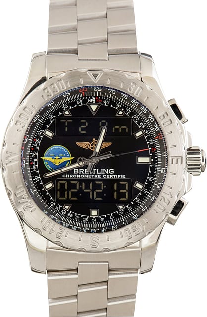 Pre-Owned Breitling Airwolf Black Dial US Navy Special Edition