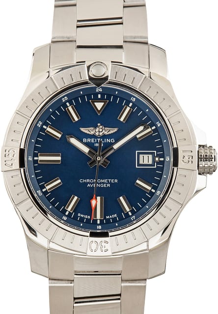 Pre-Owned Blue Dial Breitling Avenger Automatic 43