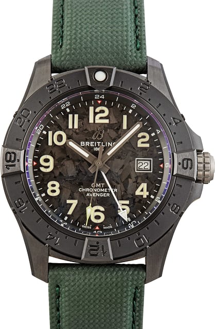 Pre-Owned Breitling Avenger Automatic GMT 44 Night Mission Ceramic