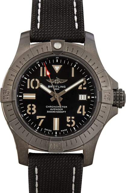 Pre-Owned Men's Breitling Avenger Seawolf DLC Coated Titanium