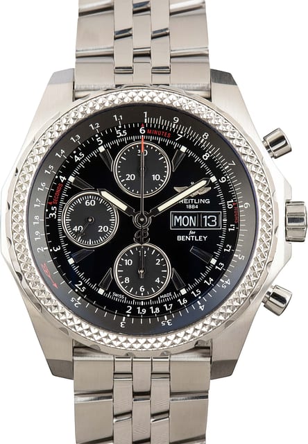 Pre-owned Breitling Bentley GT Stainless Steel