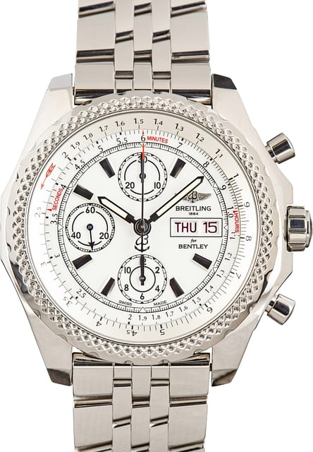Breitling Bentley GT II Stainless Steel White Dial