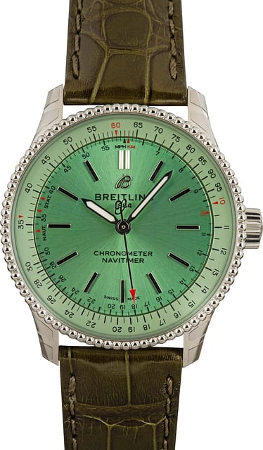 Breitling Navitimer Green Dial