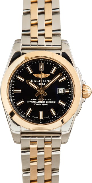 Ladies Breitling Galactic 29 Steel & Gold
