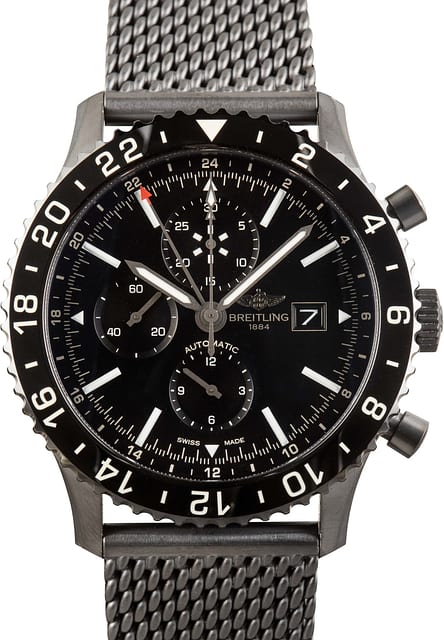 Breitling Chronoliner Black Steel