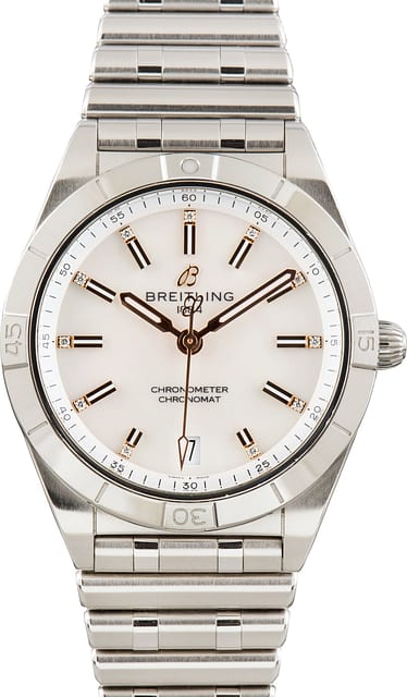 Pre-Owned Breitling Chronomat Automatic 36 Mother of Pearl Dial