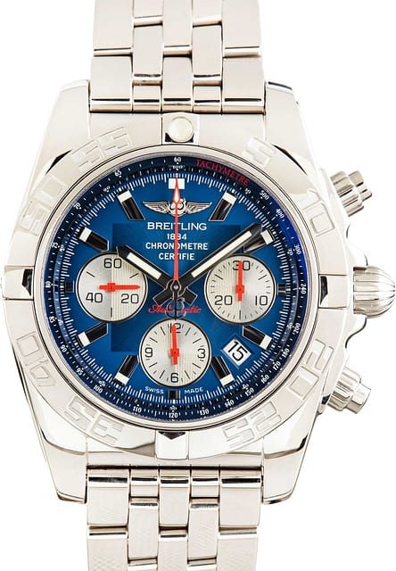 Breitling Chronomat 44 B01 Stainless Steel Blue Dial