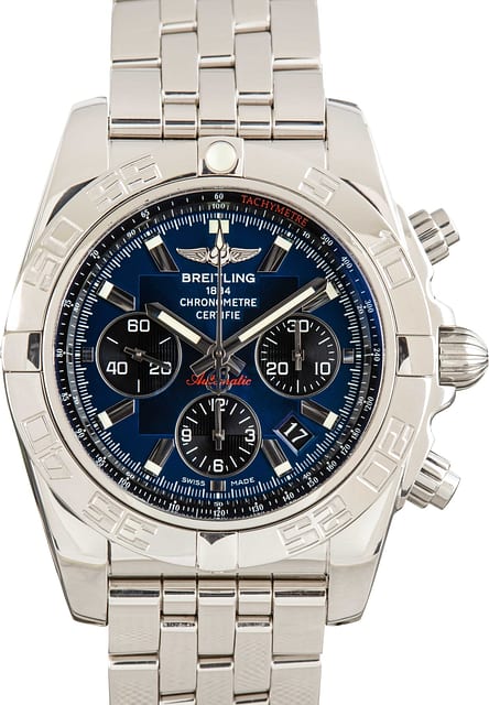 Breitling Chronomat 44 Stainless Steel Blue Dial
