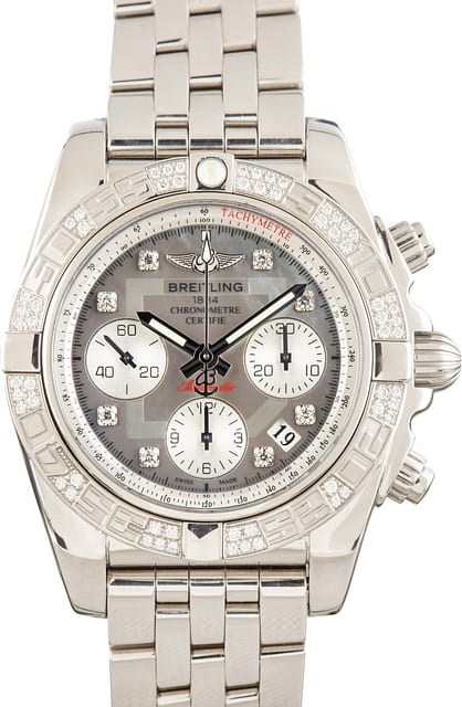 Pre-Owned Breitling Chronomat Evolution 41 Mother of Pearl Dial