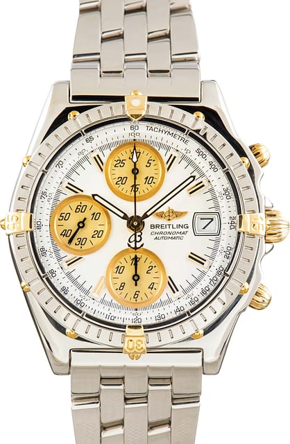 Pre-Owned Breitling Chronomat White Dial