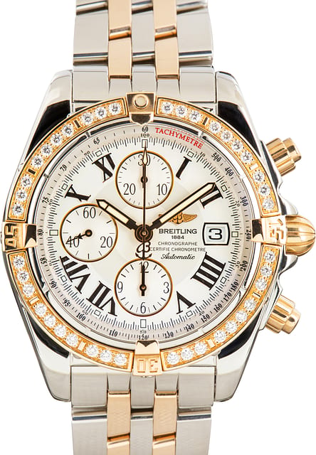Pre-Owned Breitling Chronomat Evolution 44 Diamond Bezel