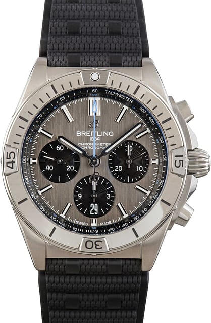 Pre-owned Breitling Chronomat B01 42 Grey Dial