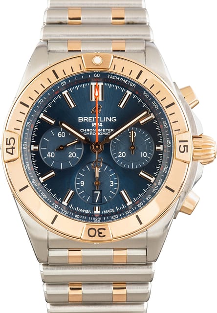 Used Breitling Chronomat B01 42 Blue Dial