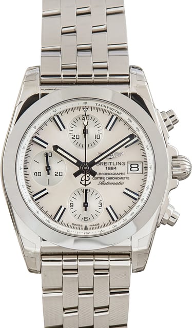 Pre-Owned Breitling Chronomat 38 SleekT Mother of Pearl Dial