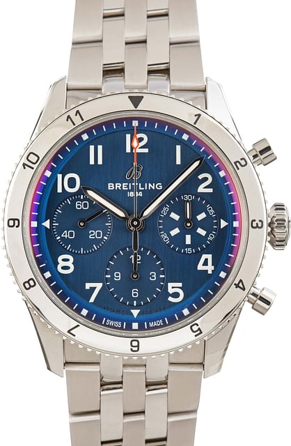 Breitling Classic AVI Chronograph 42 Blue Dial