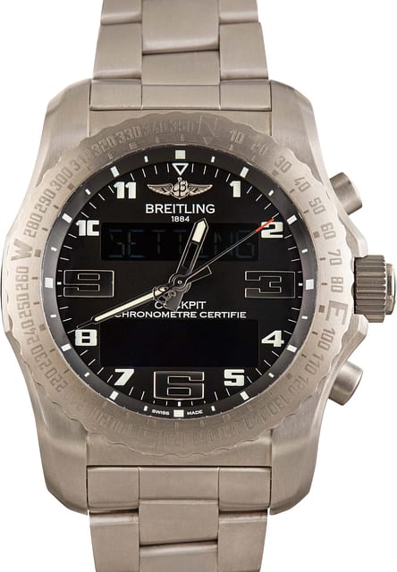 Pre-Owned Breitling Cockpit B50 Titanium