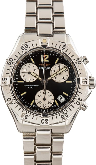 Pre-Owned Breitling Chrono Colt Quartz Stainless Steel