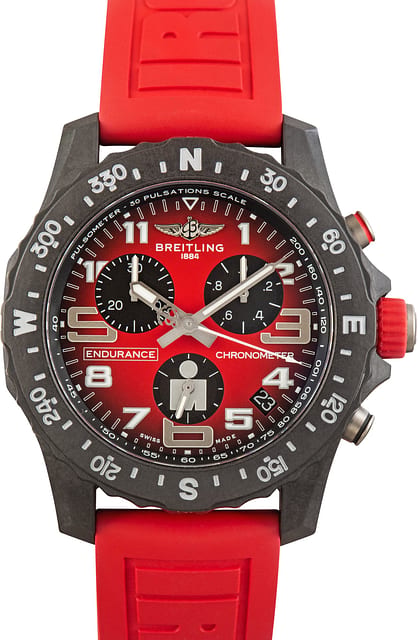 Pre-Owned Breitling Endurance Pro 44 Ironman Red Dial