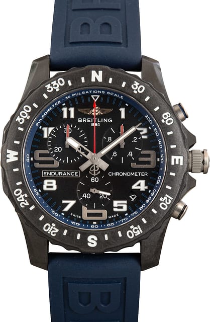 Used Breitling Endurance Pro 44 Breitlight Navy Strap