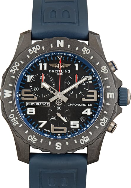 Pre-Owned Breitling Professional Endurance Pro 44 Breitlight Blue Strap