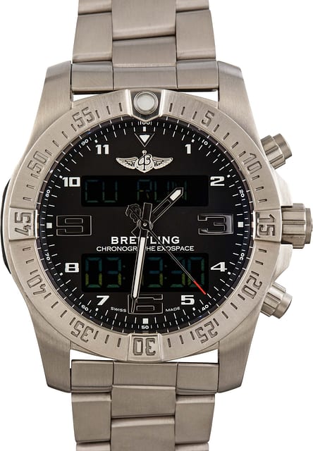 Pre-owned Breitling Exospace B55 Chronograph Digital Display