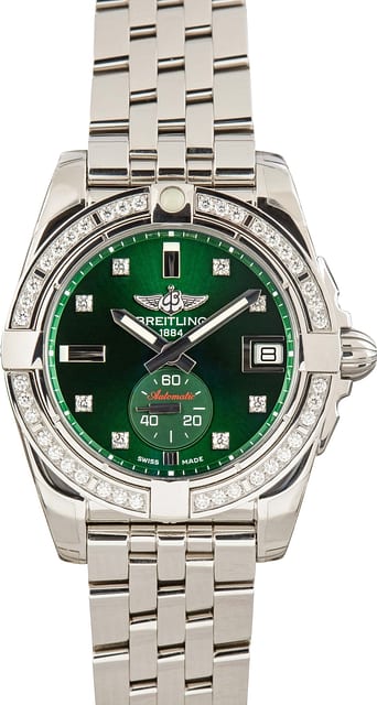 Breitling Galactic 36 Green Dial