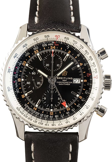 Pre-Owned Breitling Navitimer Chronograph Black Dial