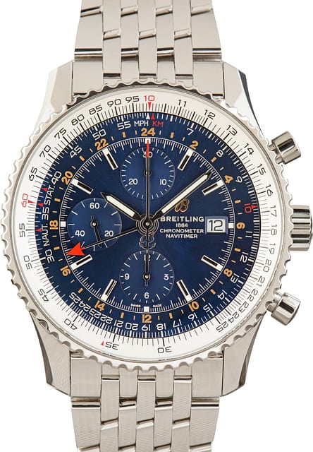 Used Breitling Navitimer B01 Chronograph 46 Blue Index Dial