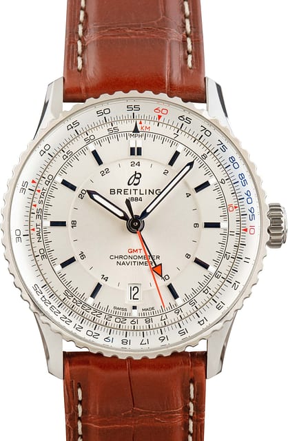 Pre-owned Breitling Navitimer GMT 41 Automatic Stainless Steel