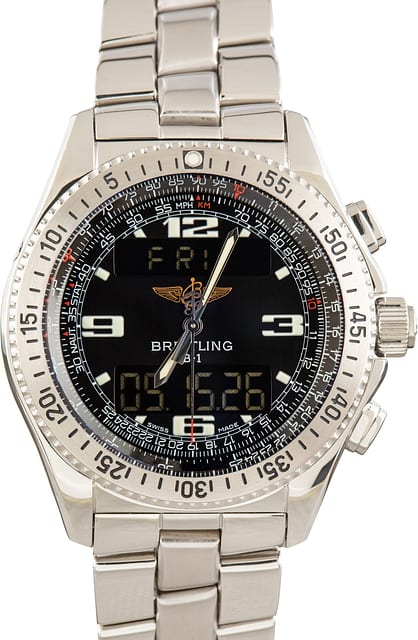 Pre-Owned Breitling Professional B-1 Black Dial