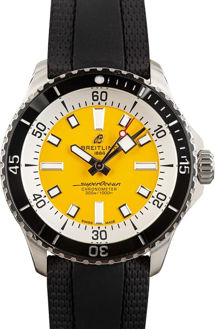 Breitling Superocean Automatic 42 Yellow Dial