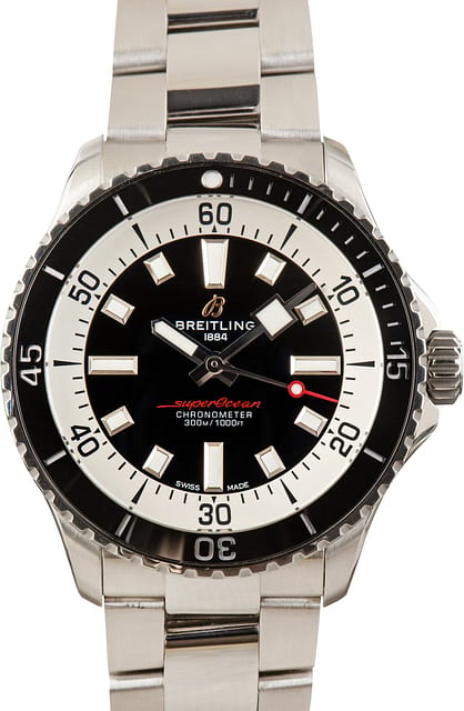 Pre-Owned Black Dial Breitling Superocean Automatic 42