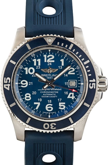 Breitling Superocean II Stainless Steel Blue Dial